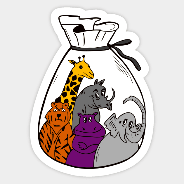 New Animals Coming For The Fucking Pathetic Zoo Sticker by Hempikpalko